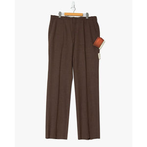 Vintage 80s Merit Mens 38x35 Un-hemmed Pants Brown